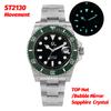 Watchdives WD5512B V2 GMT Dive Watch ST2130 Automatic Bubble Mirror Sapphire BGW9 200M Waterproof Luxury Men Mechanical Watch