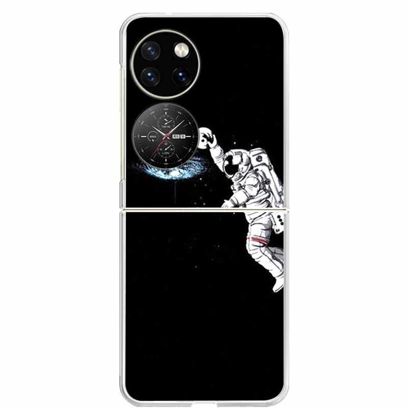 For Huawei P50 Pocket Case Transparent Clear Hard PC Phone Back Cover For Huawei P50 Pocket Cases P 50 Pocket 2022 Shells Capa