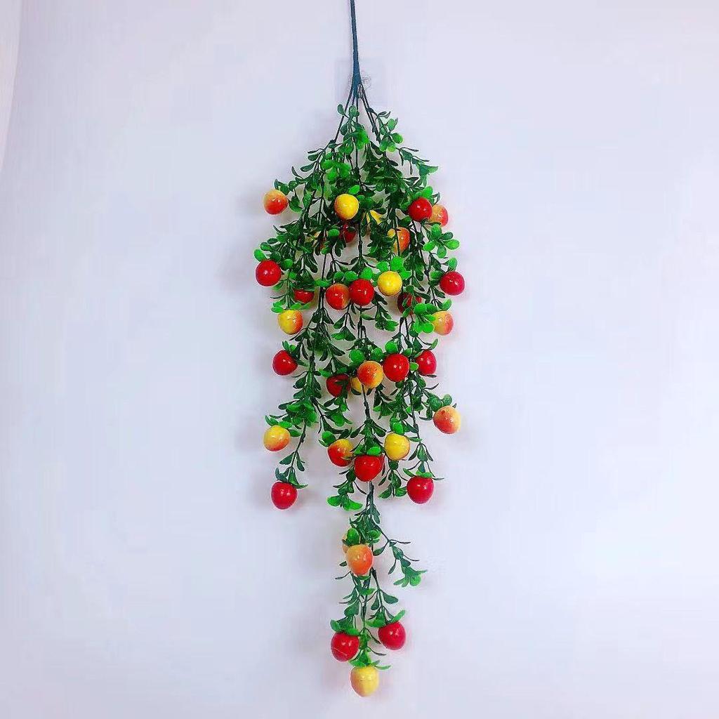 Luxury Floral Wall Decor: New Year Fortune Vine with Greenery and Artificial Flowers