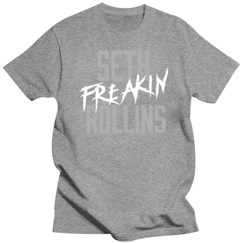 heavyweight Hot Sale vintage Summer Round Collar streetwea Seth Freakin' Rollins Mens Black T-shirt clothing oversized t shirt
