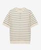 MINDBRIDGE [2Pack][On] Linen-Like Henley Neck Oversized Short Sleeve Knit - 5 Colors