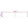 Balcony Privacy Screen Black 90 X 1000 Cm HDPE and Aluminum