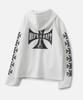 Vastic Cross Logo Zip-Up Hoodie_White
