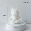 1Pc Handmade Soy Wax Meditating Puppy Candle - Aromatherapy Home Decor Photo Prop Wedding Party Favor Gift