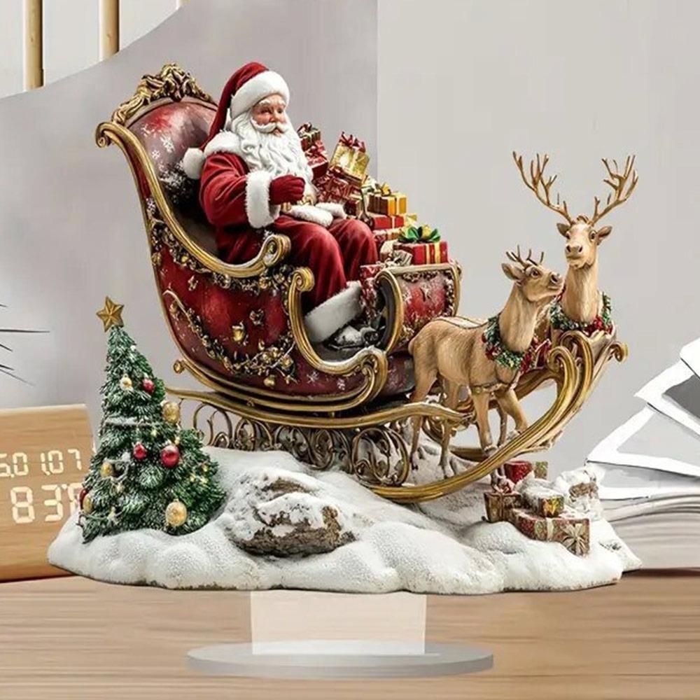 

Creative Santa Claus Snowman Christmas Decoration New Year Multi-Scene Festival Decoration Xmas Table Ornament Home Office Decor