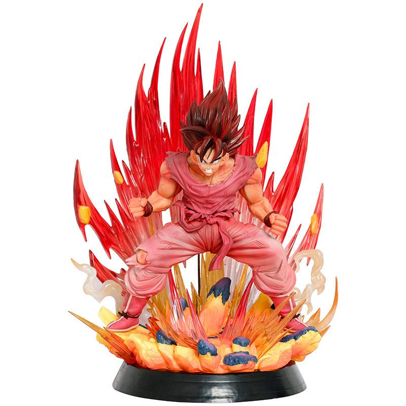 

Dragon Ball figure CS world Wang Quan Wukong statue Dragon Ball tide play ornament gift animation cross-border Saiyan toy