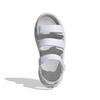 Sports Sandals SLYN Sandals NJG57 Footwear One cm [Adidas] Women's White/Footwear White/Grey (JI4325) 25.5