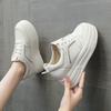 Popular Little White Shoes 2025 Spring and Autumn New Shoes Fashionable Versatile Thick Baseplate Shoes Casual Shoes Muffin Sports Shoes Women