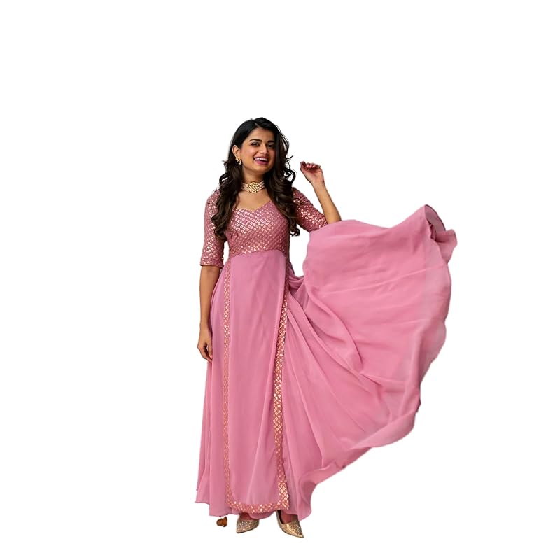 Wedani Georegtte Anarkali Gown for Women