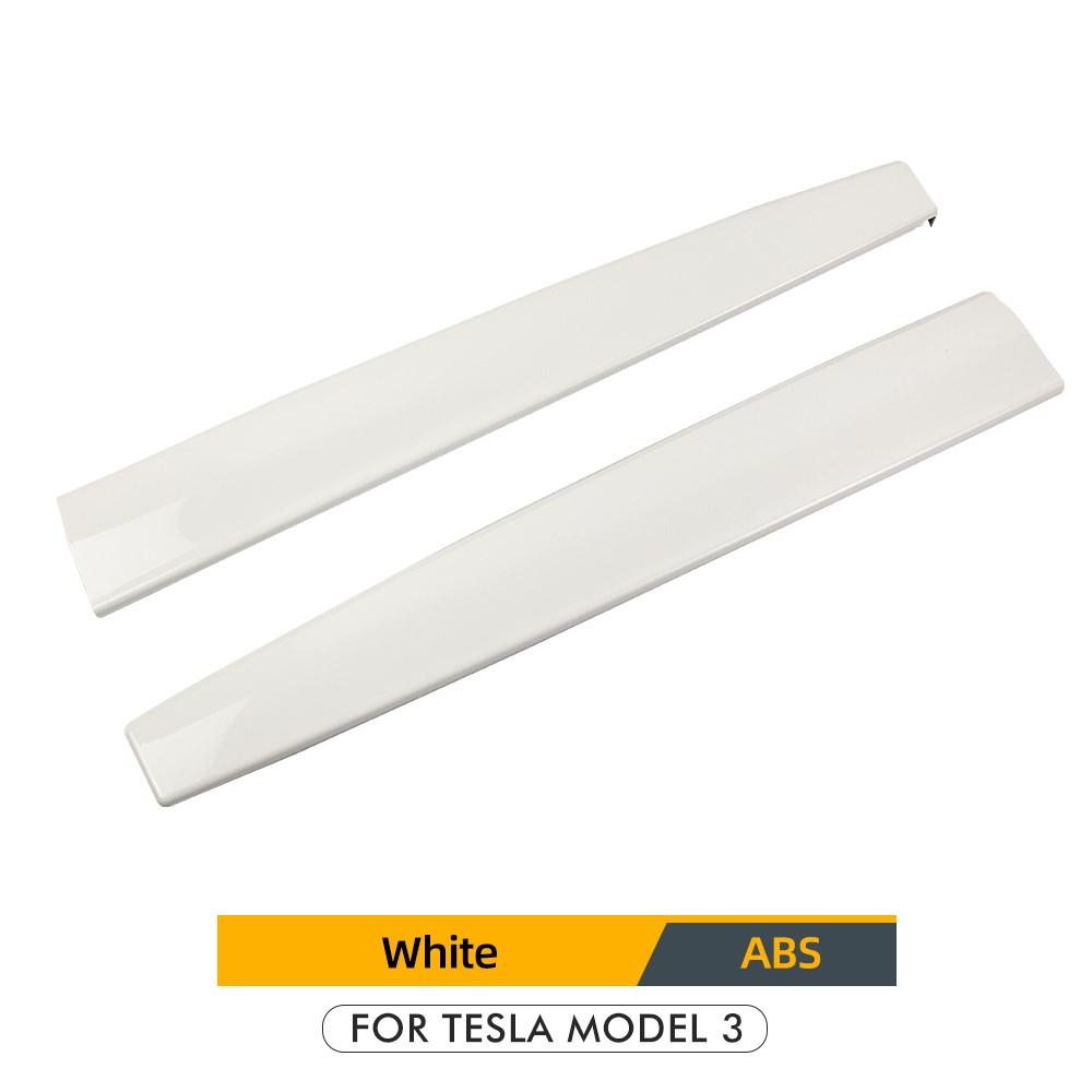Heenvn For Tesla Model 3 2017-2023 Model Y 2021-2024 Carbon Fiber ABS Car Center Console Trim Door Side Dashboard Decor Cover