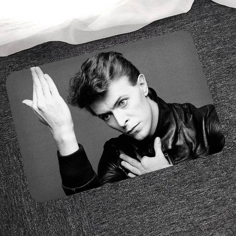D-David Heißer Sänger B-Bowie Eingangstür-Matte Nordischer Stil Schlafzimmer Wohnzimmer Fußmatte Haus Balkon Rutschfest Moderne Heimdekoration