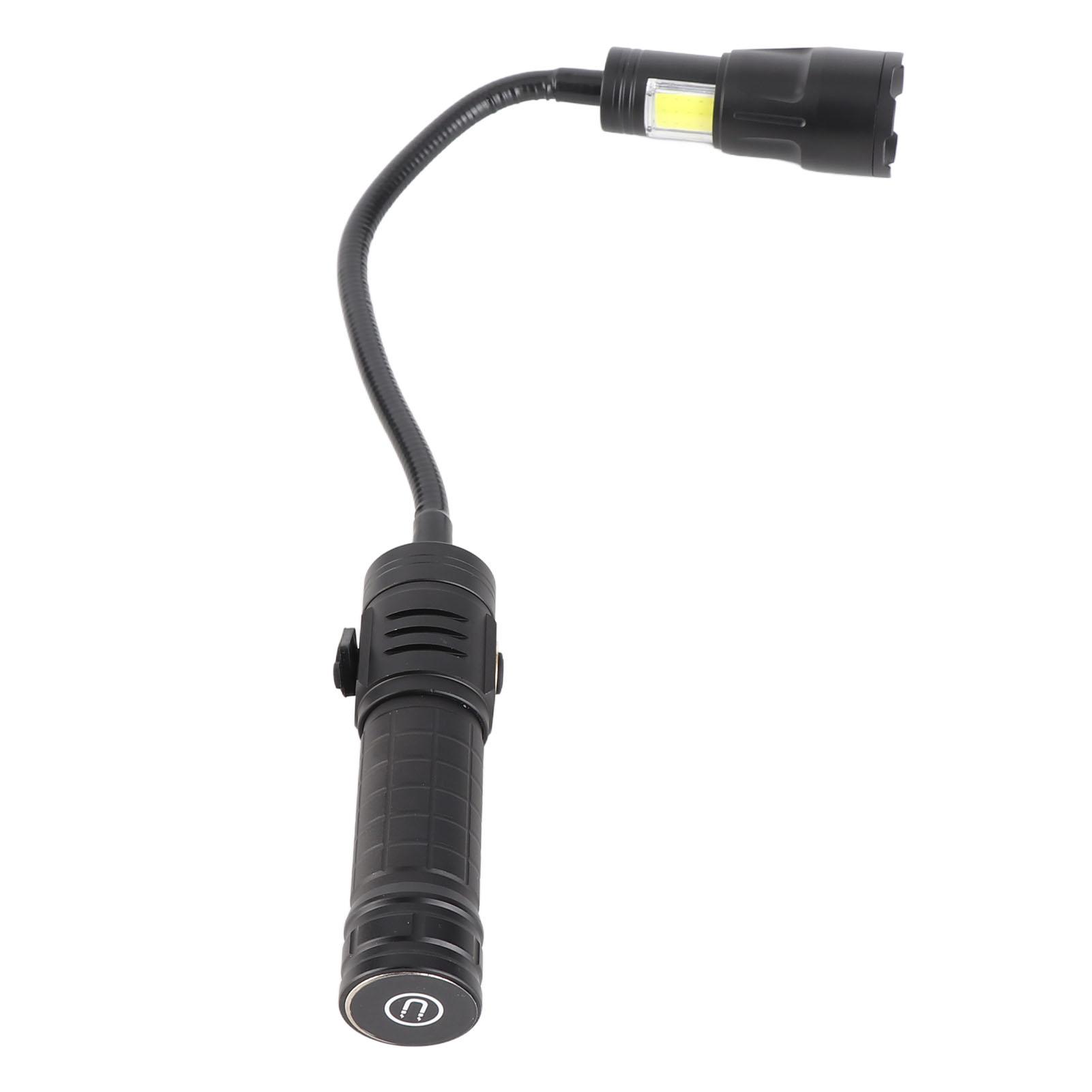 

Гибкий фонарик с зумом, высокой яркости, рабочий свет с магнитной базой, COB боковой свет для авто