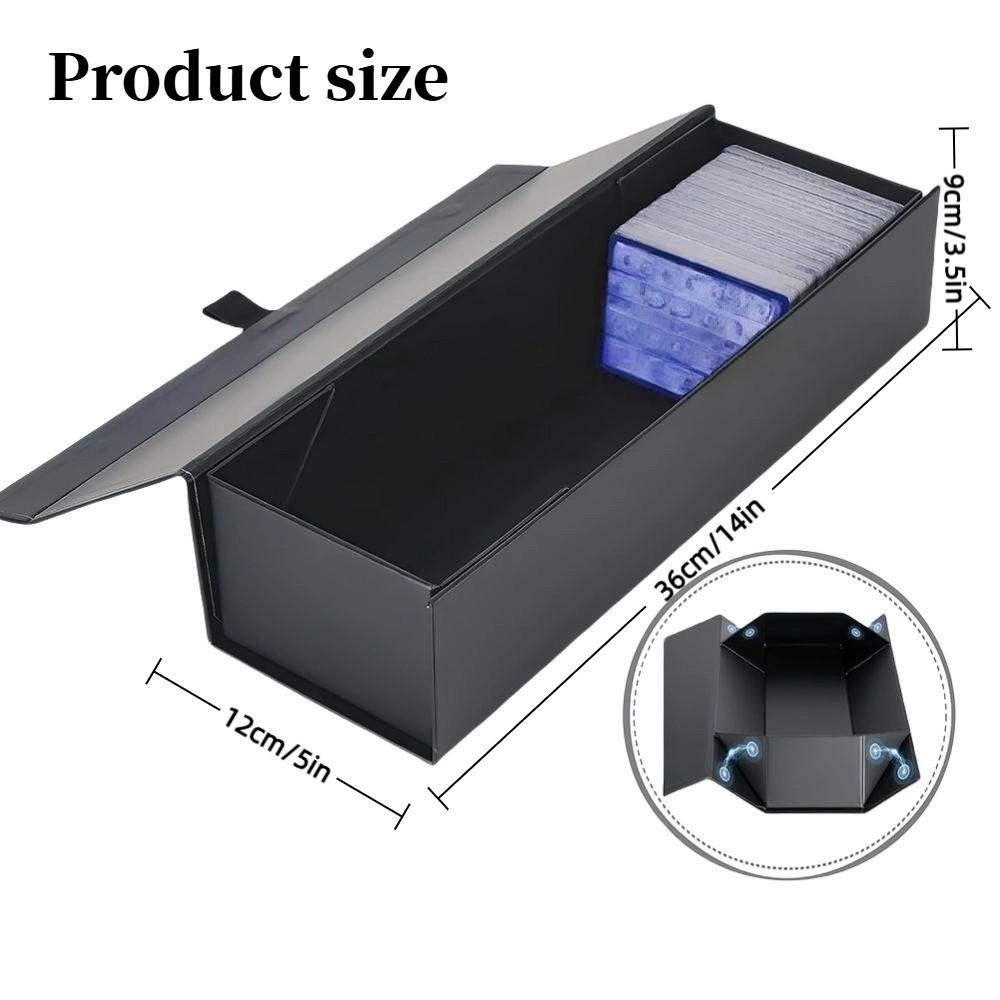 Portable Trading Card Storage Box Rugged Graded Card Holder  For Variety Cards