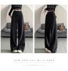 American Style Women's High-Waist Micro Flare Sweatpants: Slimming, Stylish Spring 2026 Edition with Drawstring and Flattering Draping.