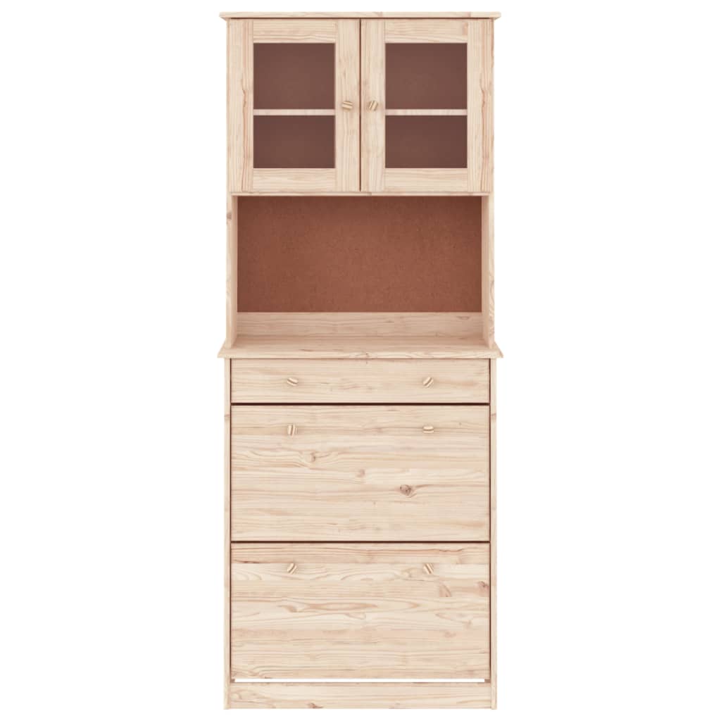 Vidaxl Sideboard Alta, 77X35X188 Cm, Light Pine Wood