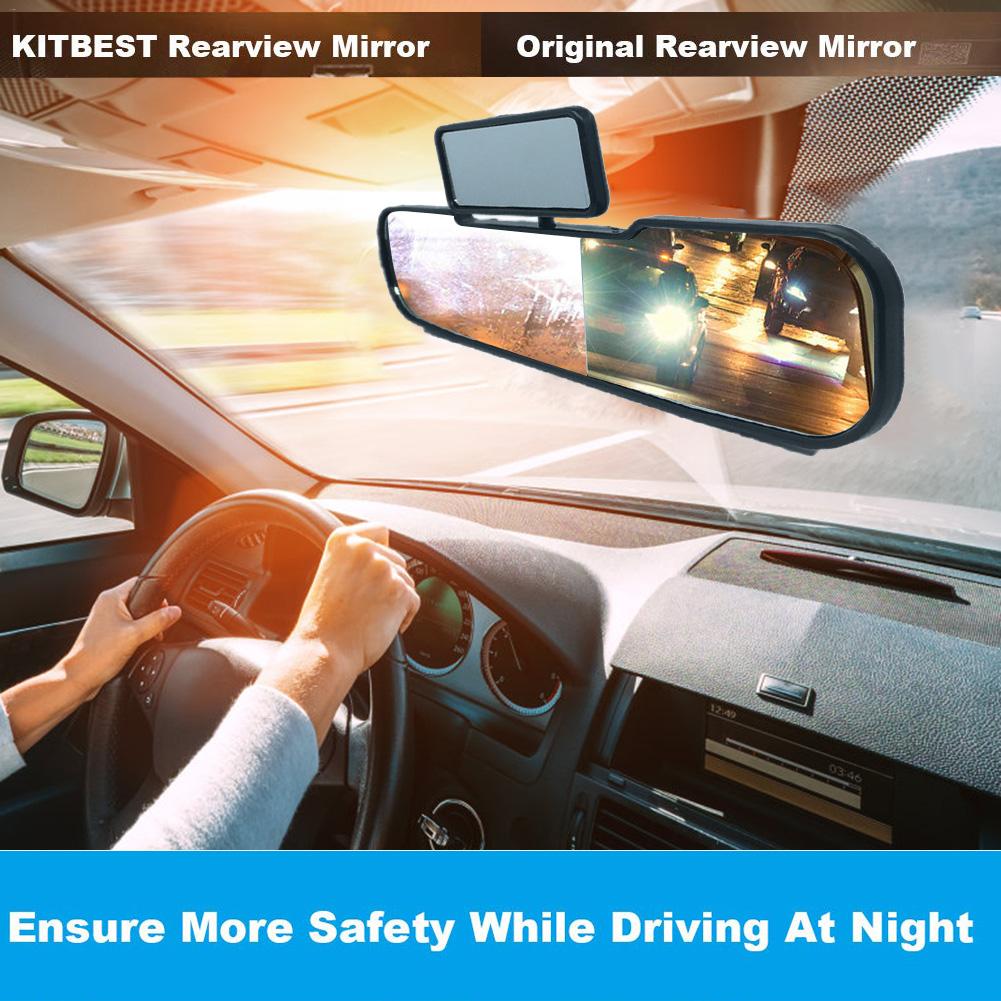 2 In 1 Rotatable Car Mirrors Double Rearview Mirror Child View Infant Kids Interior Universal Wide Angle Safety Mirror Accessory