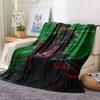 1PC Roronoa Zoro Patterned Flannel Blanket Suitable For All Seasons For Home Decor Warmth And Comfort Gifts Holiday Present