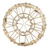 Coffee Filter Stand DripType 3Holes Foldable Stainless Steel CakeType Coffee Filter Holder(Gold )