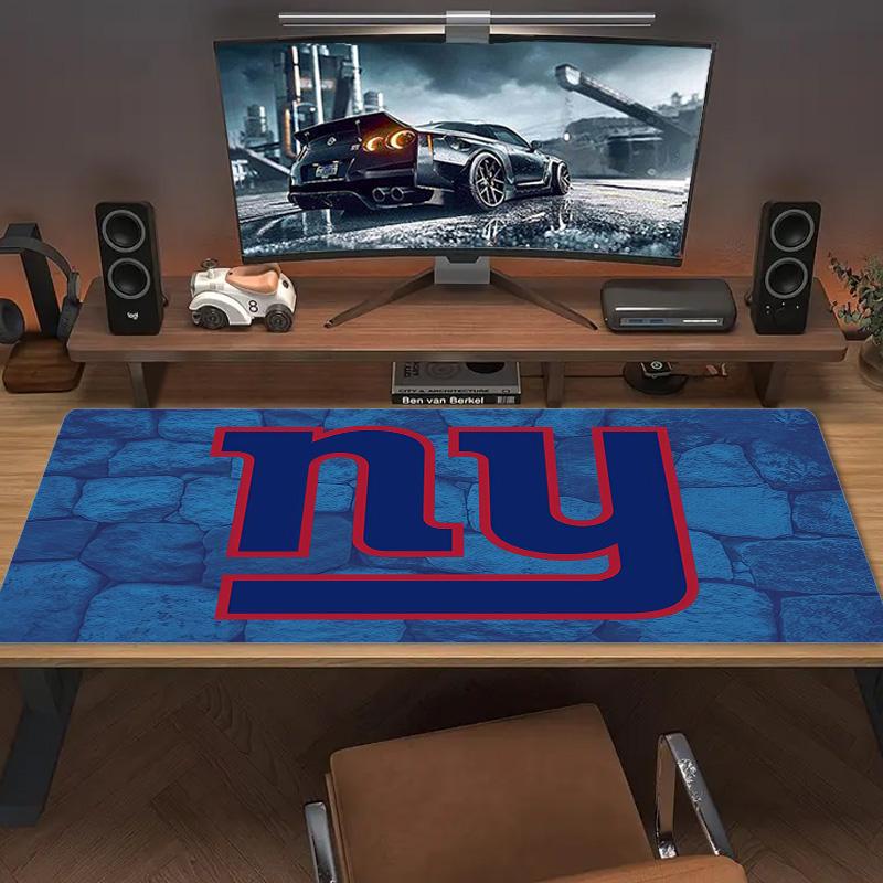 New York Giants Print Cushion Non-slip Laptop Tablet Big Mousepad XXL Mat Mini PC Playmat With Lock edge