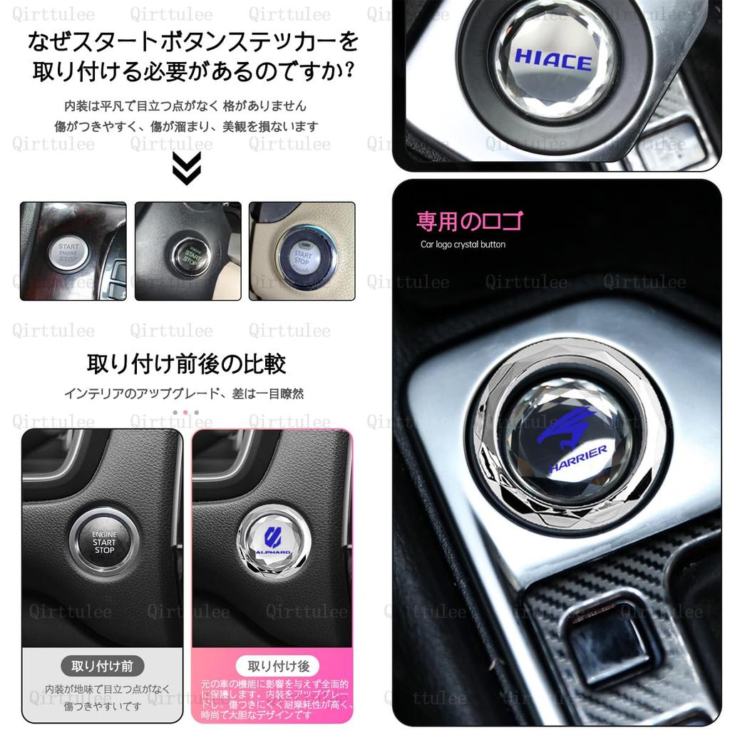 Crown Engine Start Cover Start Button Cover Compatible with All