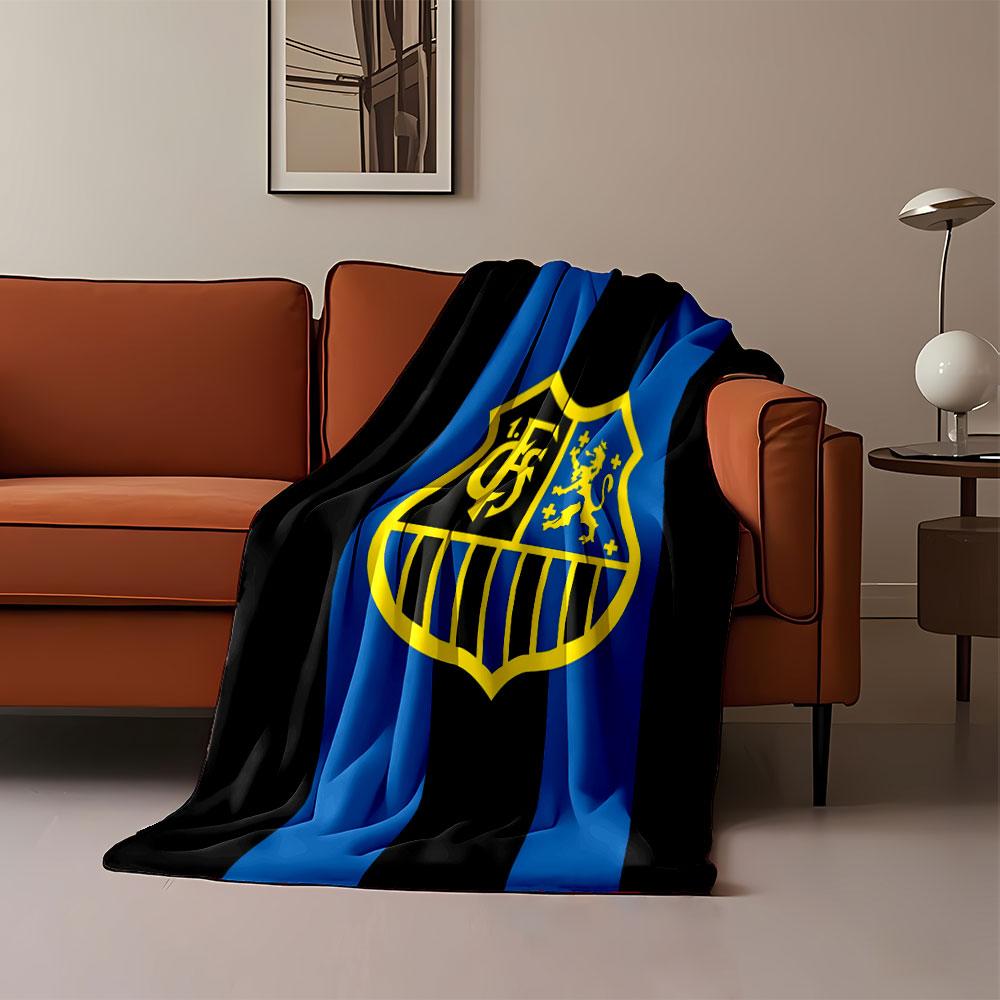 Yellow Lion and Crest Blanket Design print blanket soft and cozy perfect for the living room bed sofa or a nap,gift