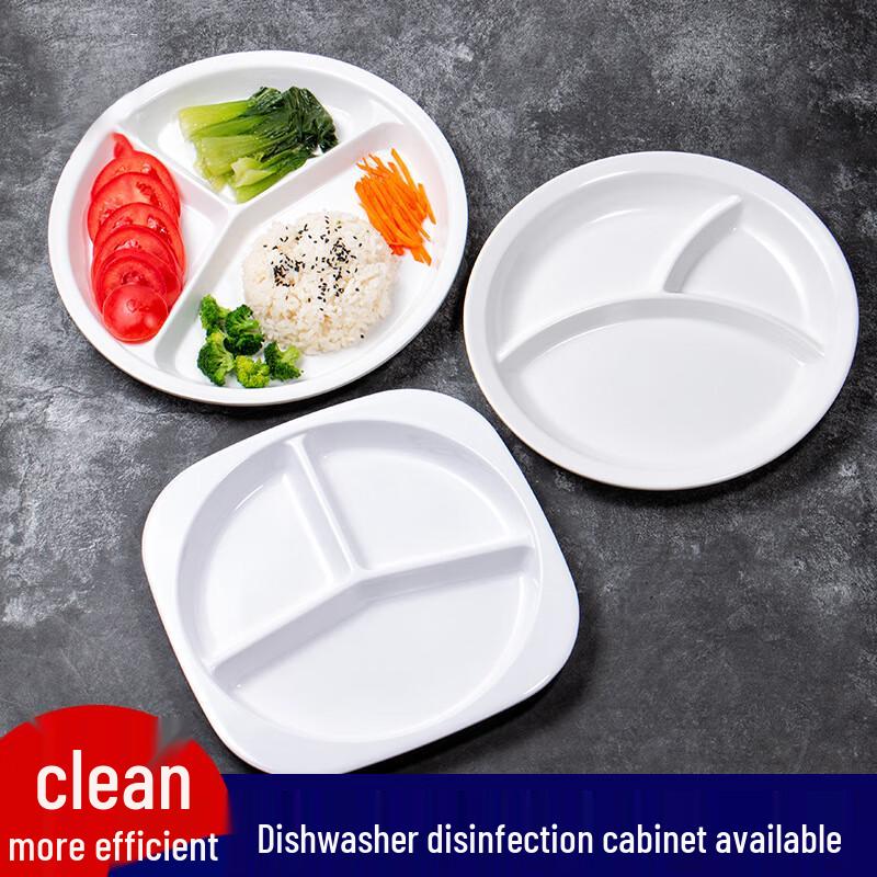 Yangge Melamine Compartmented Dinner Plate