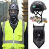 CE Carbon Fiber Safety Helmet W/ Triangle Face Towel DIY Stickers ABS Industrial Hard Hat ANSI Head Protection Work Cap