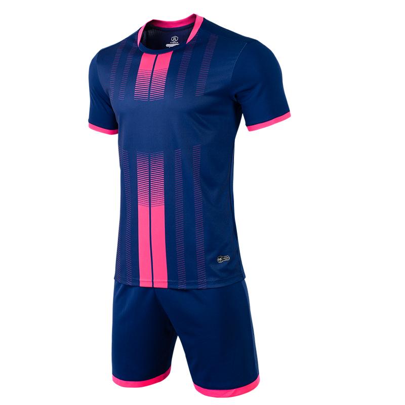 Men Short Sleeve Green Soccer Jersey White Adult Football Uniform Navy Kids Soccer Shirt Boy Sport Jerseys Set kids 3XS