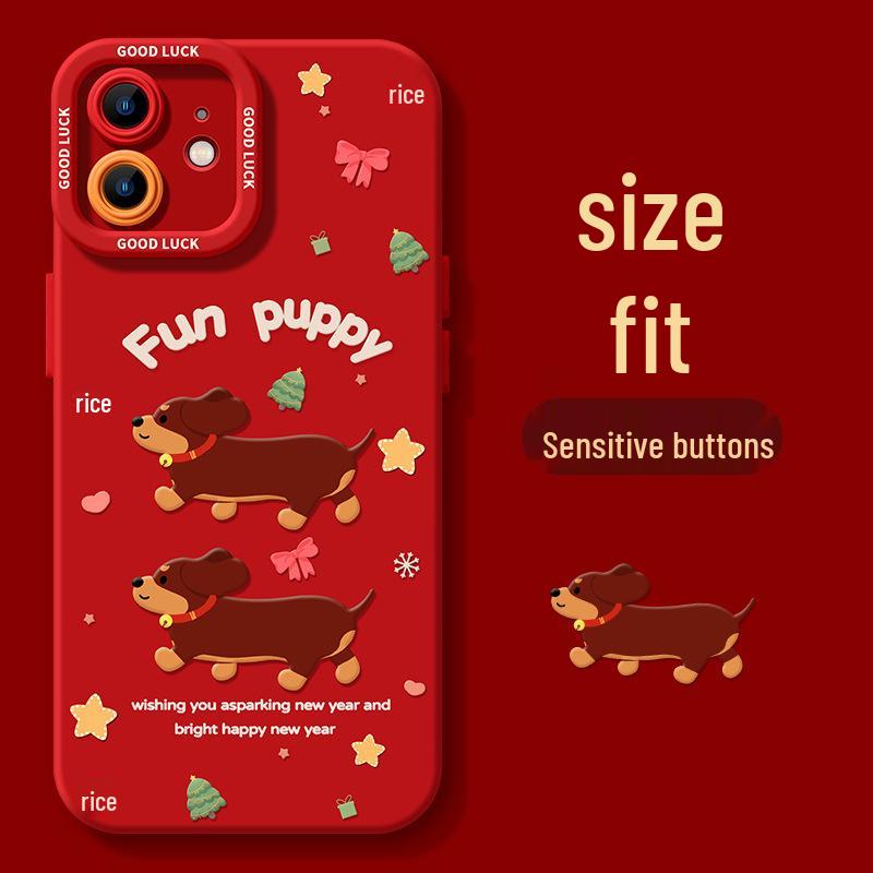 

Cartoon Protective Cover for Apple iPhone 12/13 Mini/14/15 Pro Max/16 - Anti-Drop Case iPhone X/XS
