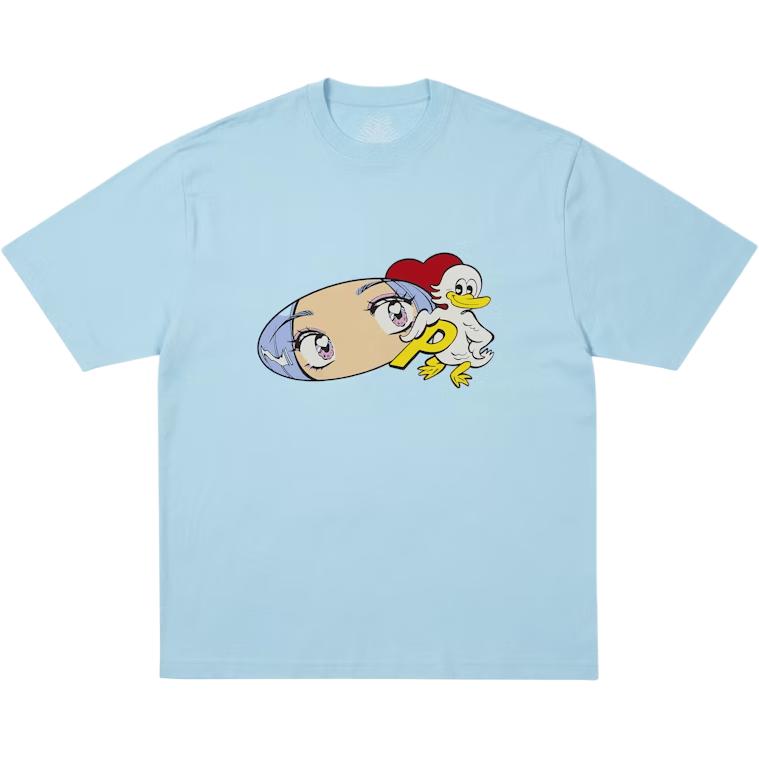 

Palace Rear View T-Shirt Skyline Blue Unisex Tops P29TS120 L