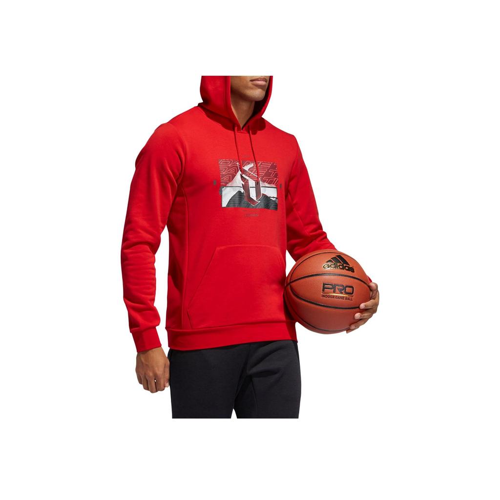 Adidas Neo Hooded Sports Casual American Sweatshirt Men Sweatshirt Red GJ2316