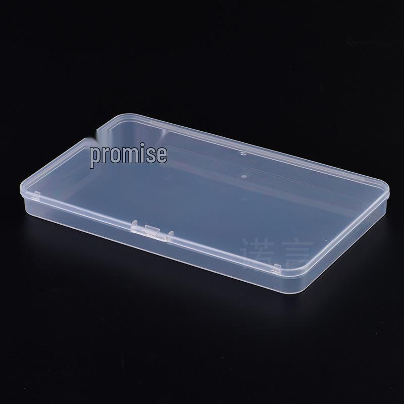 Rectangular Transparent Plastic Storage Box for Hardware, Jewelry, or Components