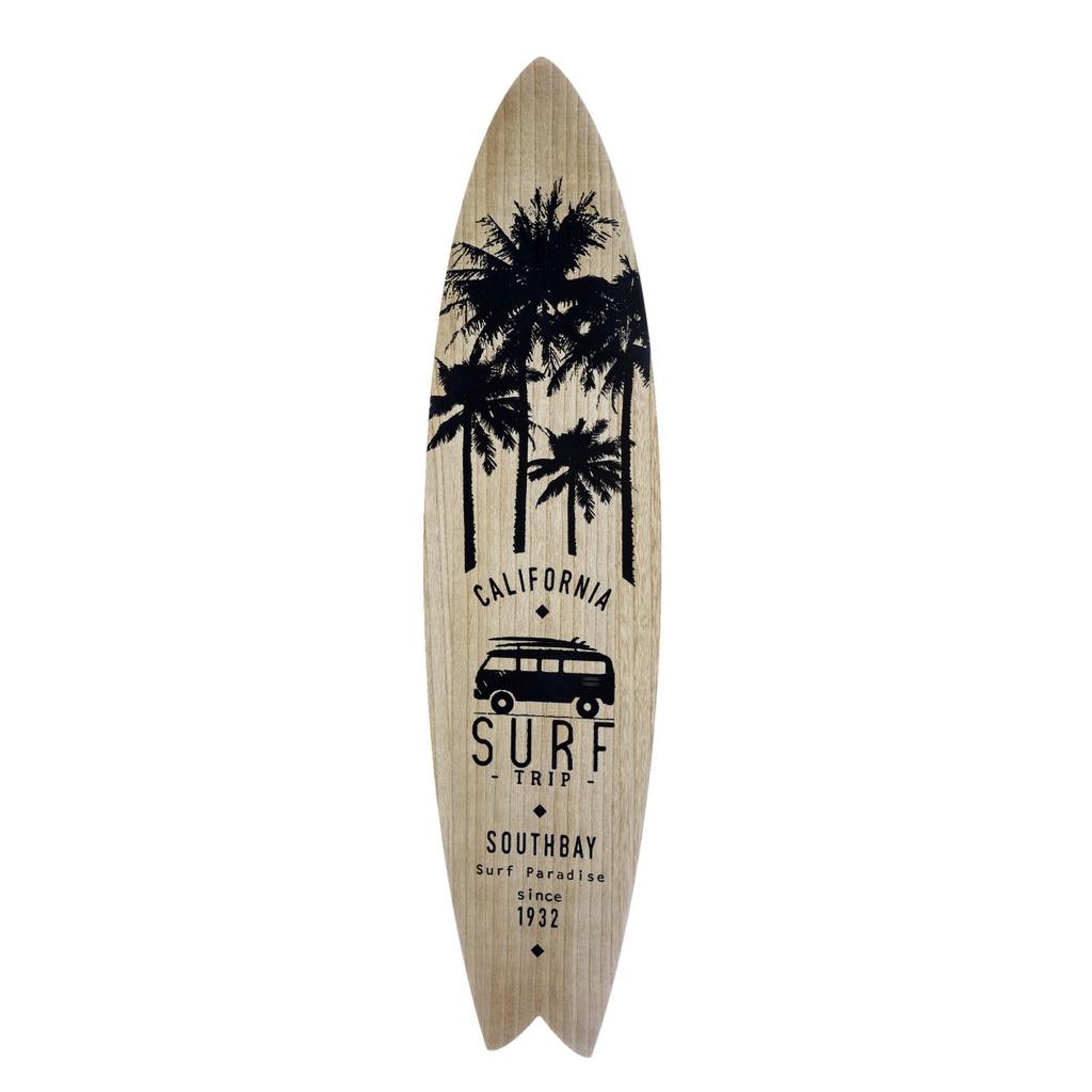Surfbrett Wanddekoration Schwarz