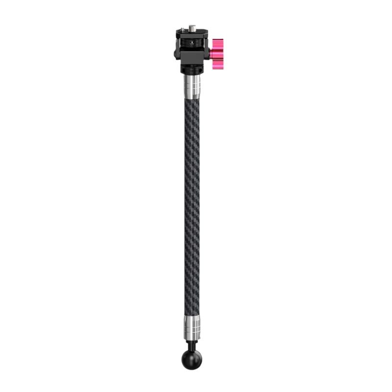 Carbon Fiber 17mm Ball Head To 1/4 Screw Adapter For Camera Mount Tripods Bracket And Motorcycle Phone Holder