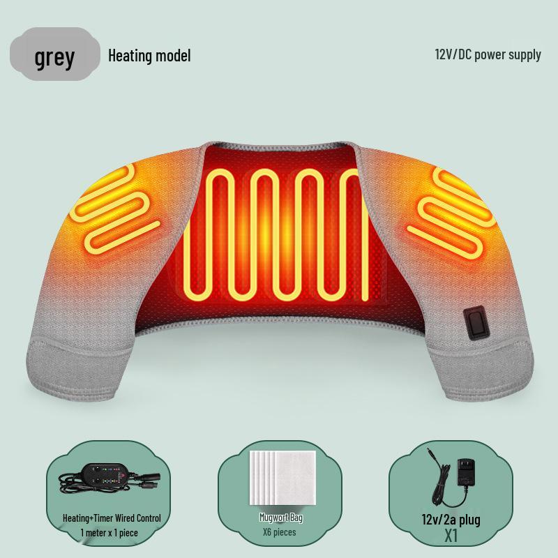 Heated Massage Shoulder and Neck Camisole for Men & Women - Warm Compress Therapy for Cold Protection