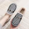 Women's Plush Thickening New Winter Fashion  Warm Plaid Cotton Shoes