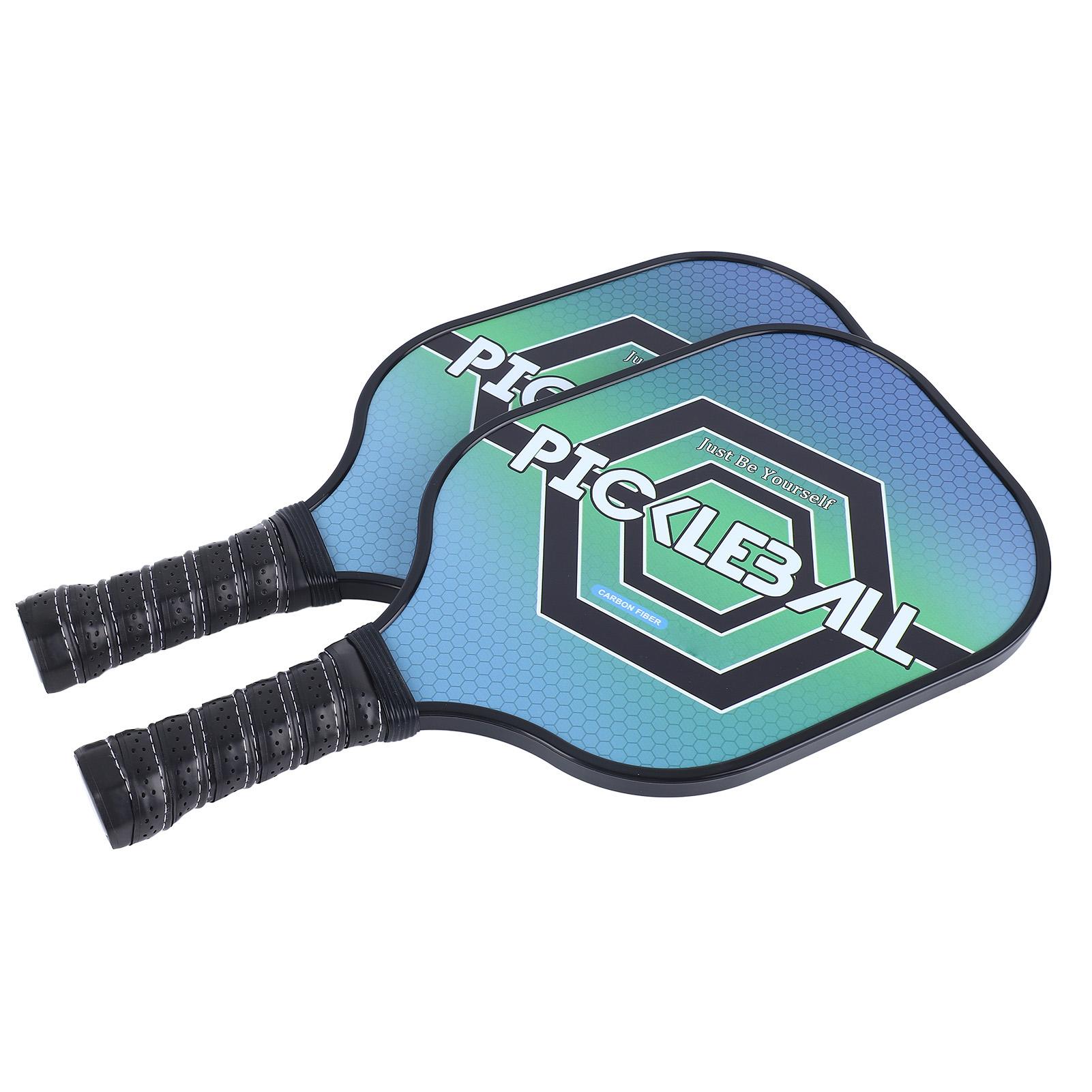 

2 шт. ракетки для клюшек Pickle Ball, прочный карбоновый полиэтилен, удобная ручка, легкий вес, набор из 4 штук