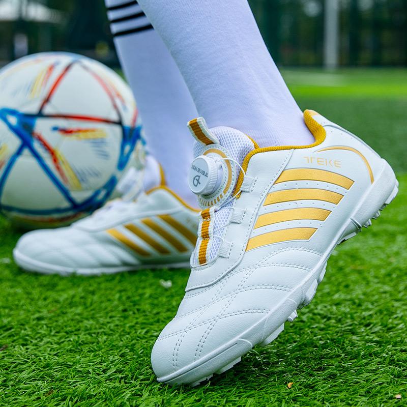 New Men Kids Soccer Shoes Boys Non-Slip Professional Football Boots Ultralight Training Shoes Match Cleats Grass Drop Shipping