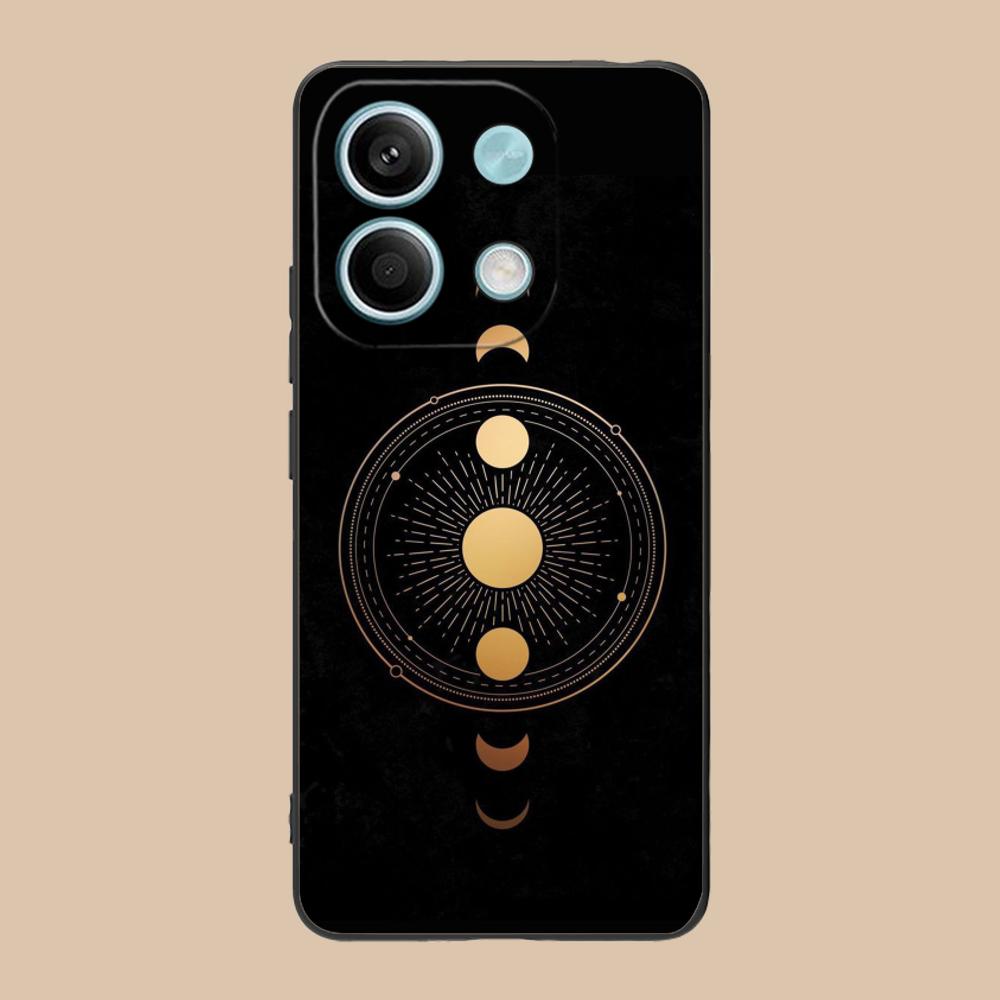 

Sun Moon Mobile Cell Phone Case for POCO F7 F6 F5 F4 F3 F2 Pro GT C75 C71 C65 C61 C40 Pro Ultra Colorful Printing Cover Luxury Poco C40