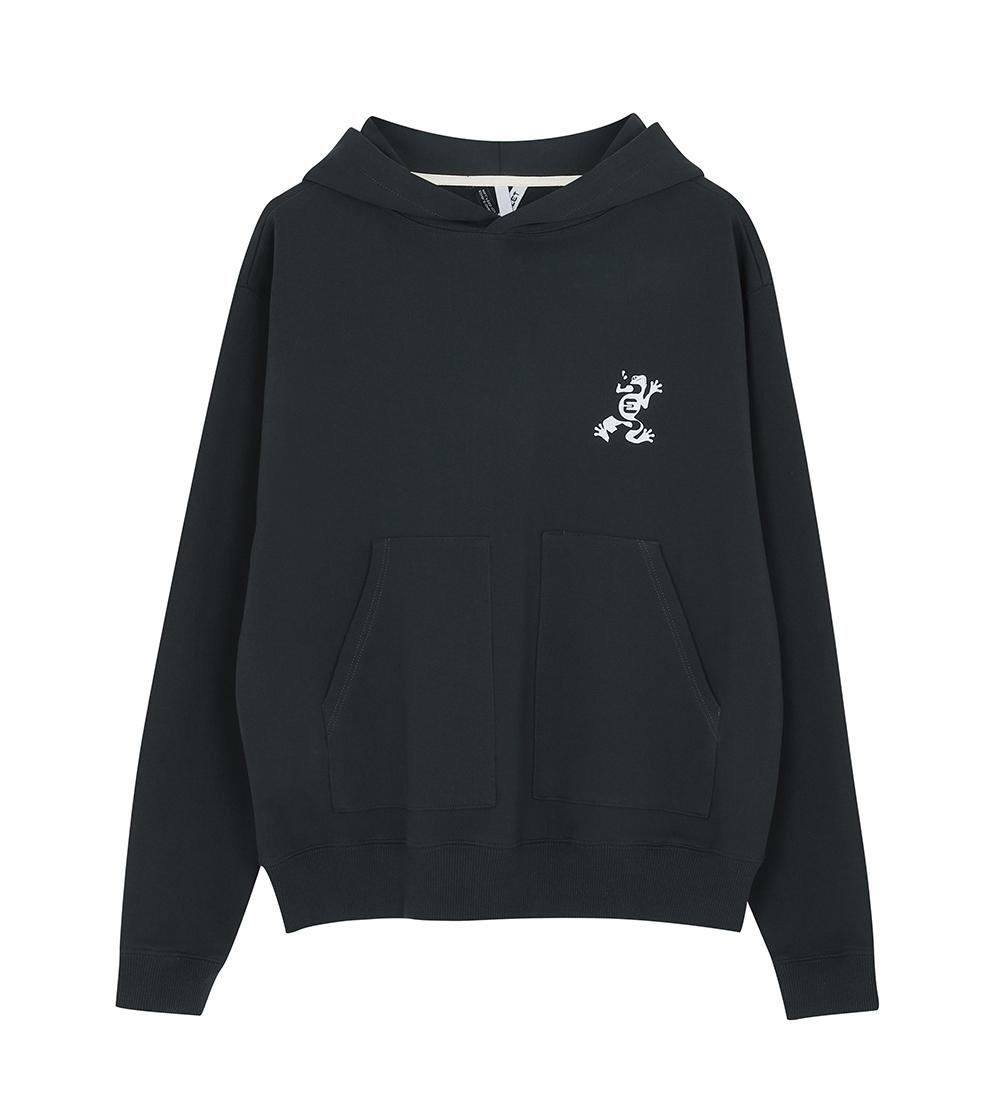 Edible Let Mini-Edi 2-Pocket Hoodie Chacoal/L