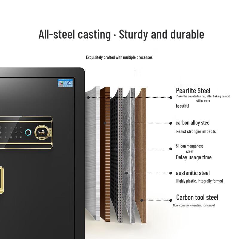 Tiger Brand Home & Office Fingerprint Digital Safe - 60cm Borui Series