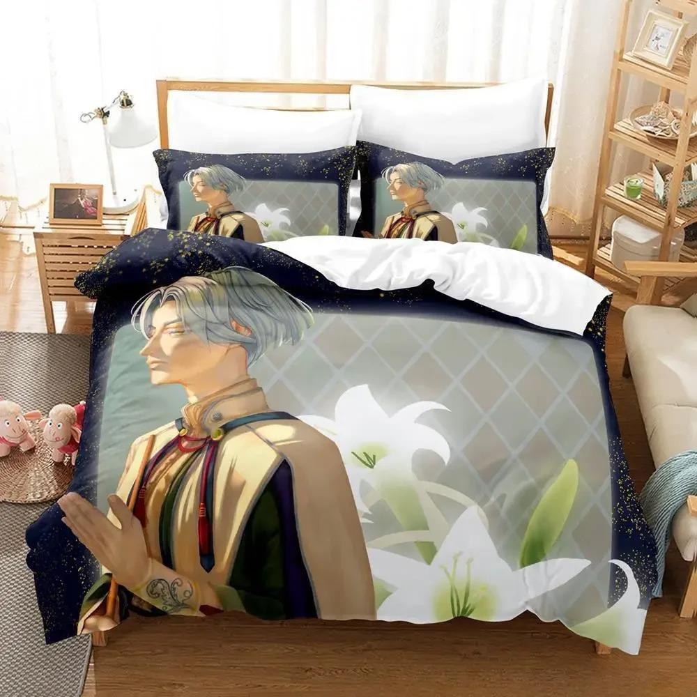 New Ascendance of a Bookworm Bedding Set 3D Print Kawaii Anime Duvet Cover for Adult Kid Bedroom