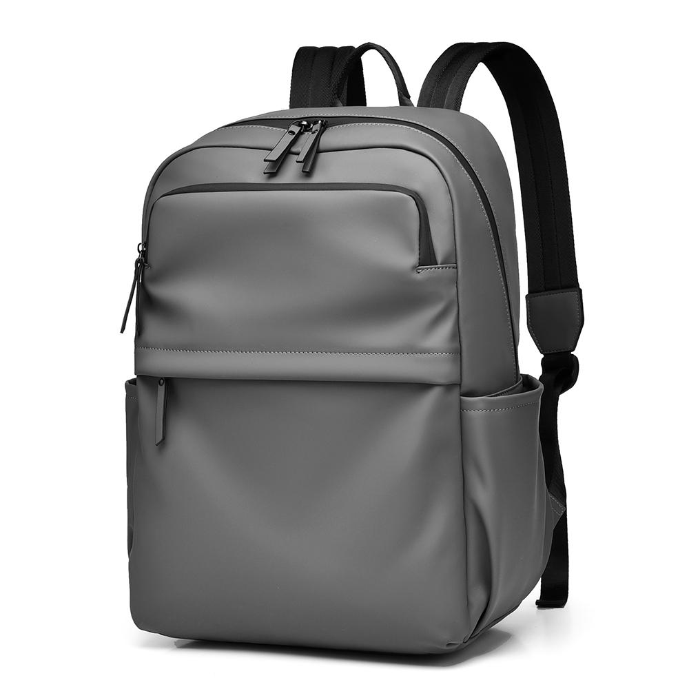 Men's Business Backpack Large Capacity Multi-compartment Lightweight Shoulder Bag for 15.6 Inch Laptop Commuter Leather Bag