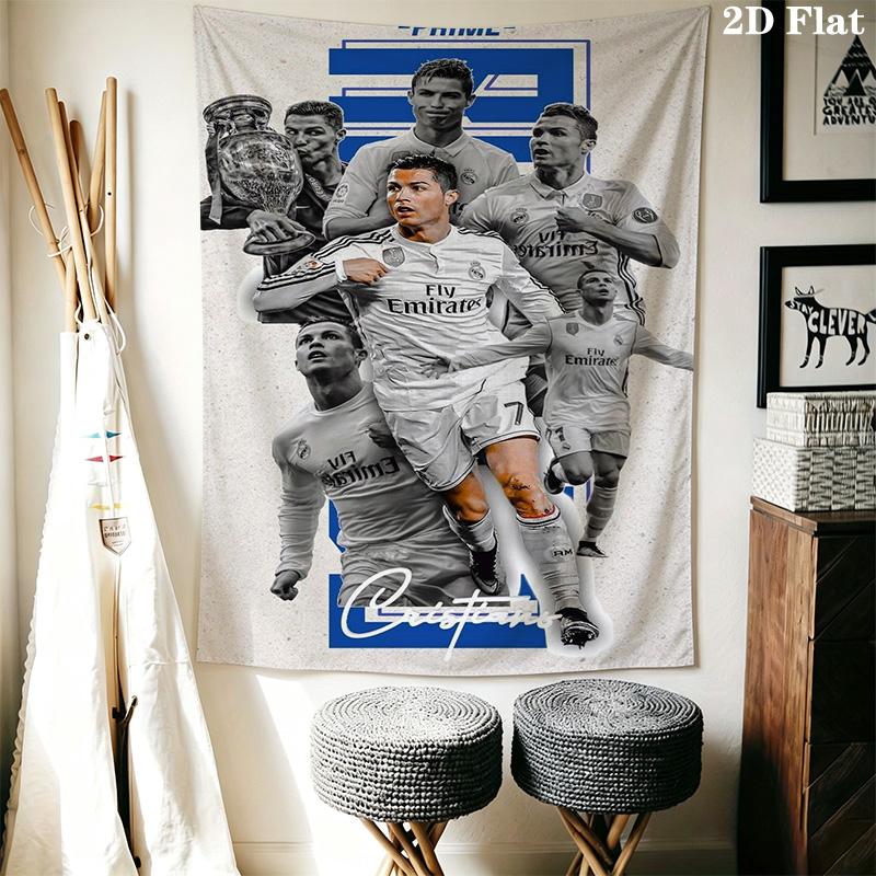 Ronaldo'S Dynamic Celebration Threepiece Set 1 Duvet Cover 2 Pillowcase Without Core Bedding Set Soft And Comfortable
