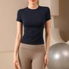 Cross-Border Slimming Quick-Dry Sport T-Shirt - Elastic, Breathable, Short-Sleeve, New Style Yoga Top