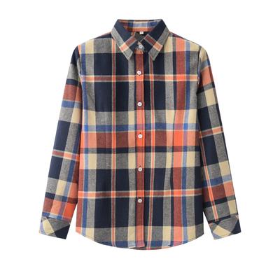 FEKEHA 2022 New Fashion Casual Blouses Women Checks Flannel Plaid Shirts Female Long Sleeve Tops
