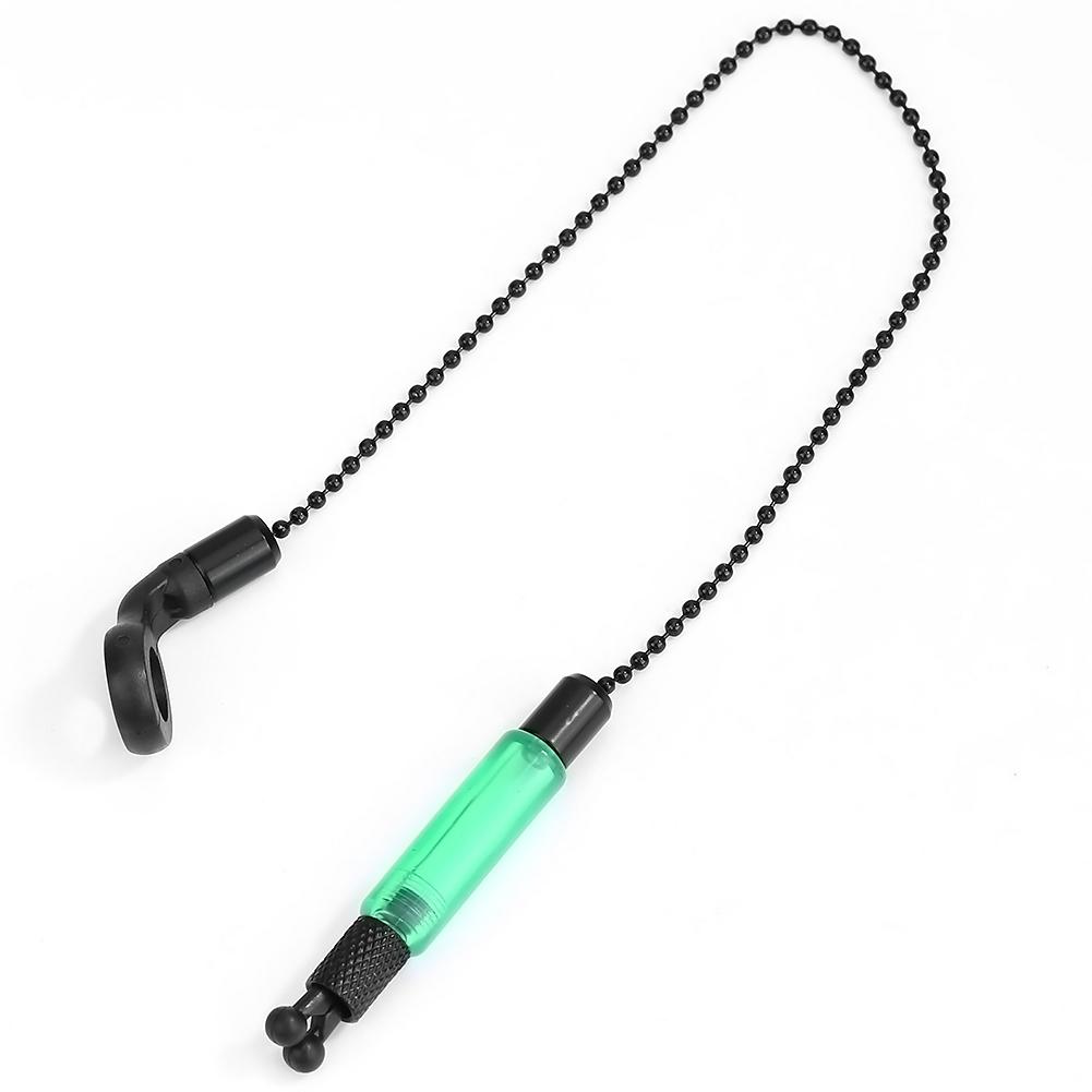 Bite Alarms Carp Fishing Hangers Bobbins Swingers Indicators Fishing Alarm Swinger Steel Chain 4 Color Bite Alarm Fishing Tools