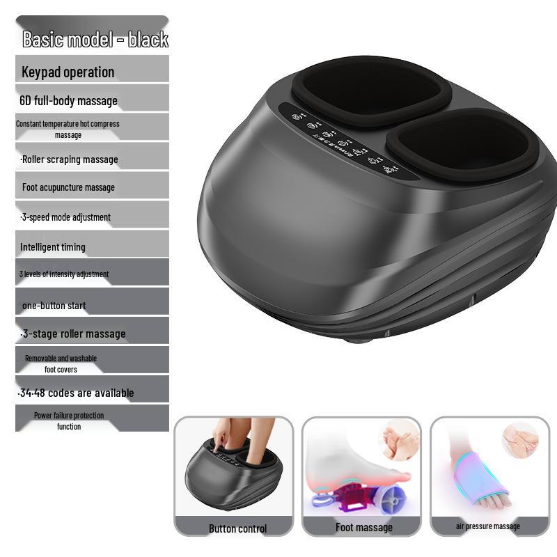 Cross-Border Full Wrap Foot Spa & Leg Massager: Smart Airbag, Automatic Kneading AU Standard (English Packaging)