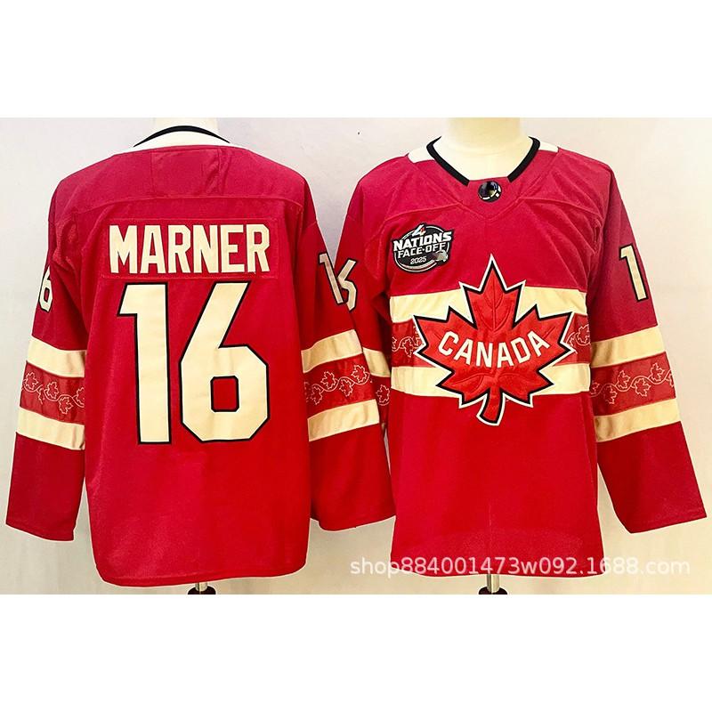 Vintage Ice Hockey Jersey Canada Team Retro Embroidered Practice Shirt Mens Cotton Blend Sportswear Training Fan Wear