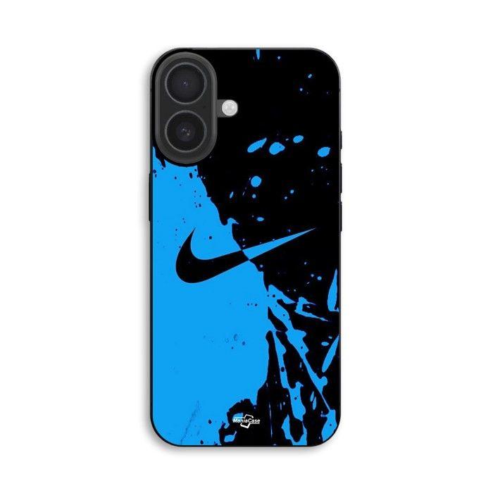 Hülle Für iPhone 18 Nike Logo Farbe schwarz und blau Maniacase schwarz